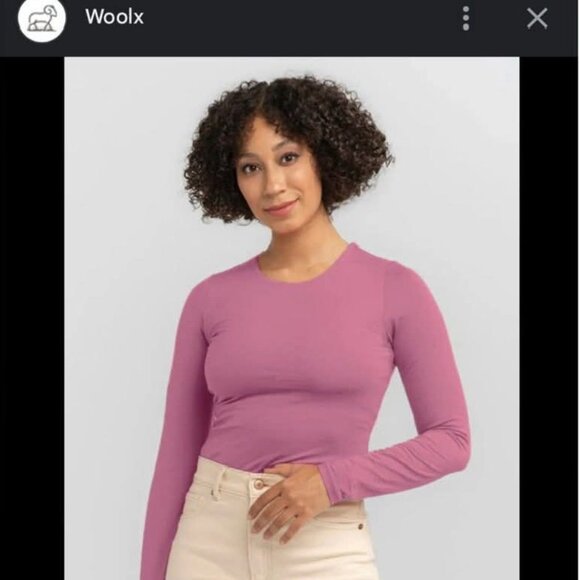 Woolx Sophia bodysuit in mesa rose - Picture 3 of 10